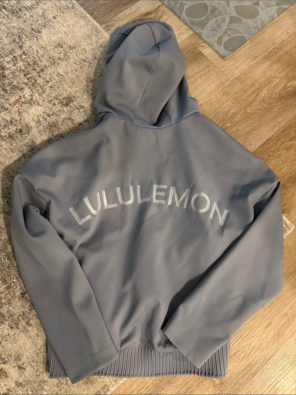 lululemon athletica Men’s Hooded Performance Jacket — Gray